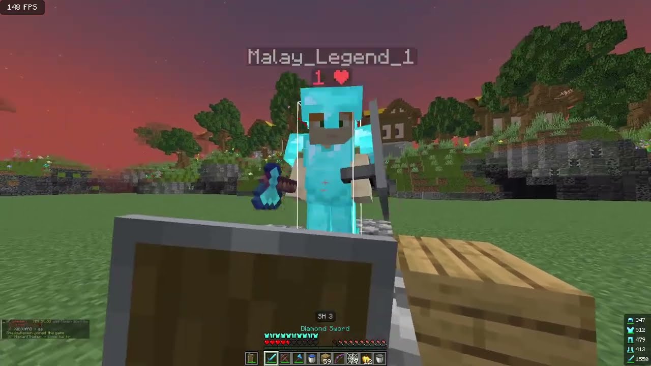 ROHANLEGEND07 VS MALAY_LEGEND PVP !MINECRAFT DUEL BEDWARS GANG
