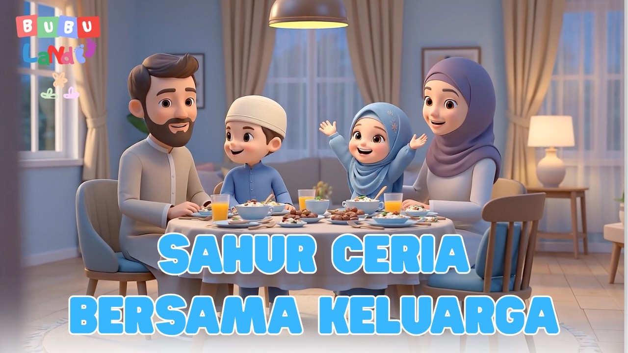 Sahur Ceria Bersama Keluarga - Lagu Anak Islami Bulan Ramadhan I Original Song by Bubu Land Music