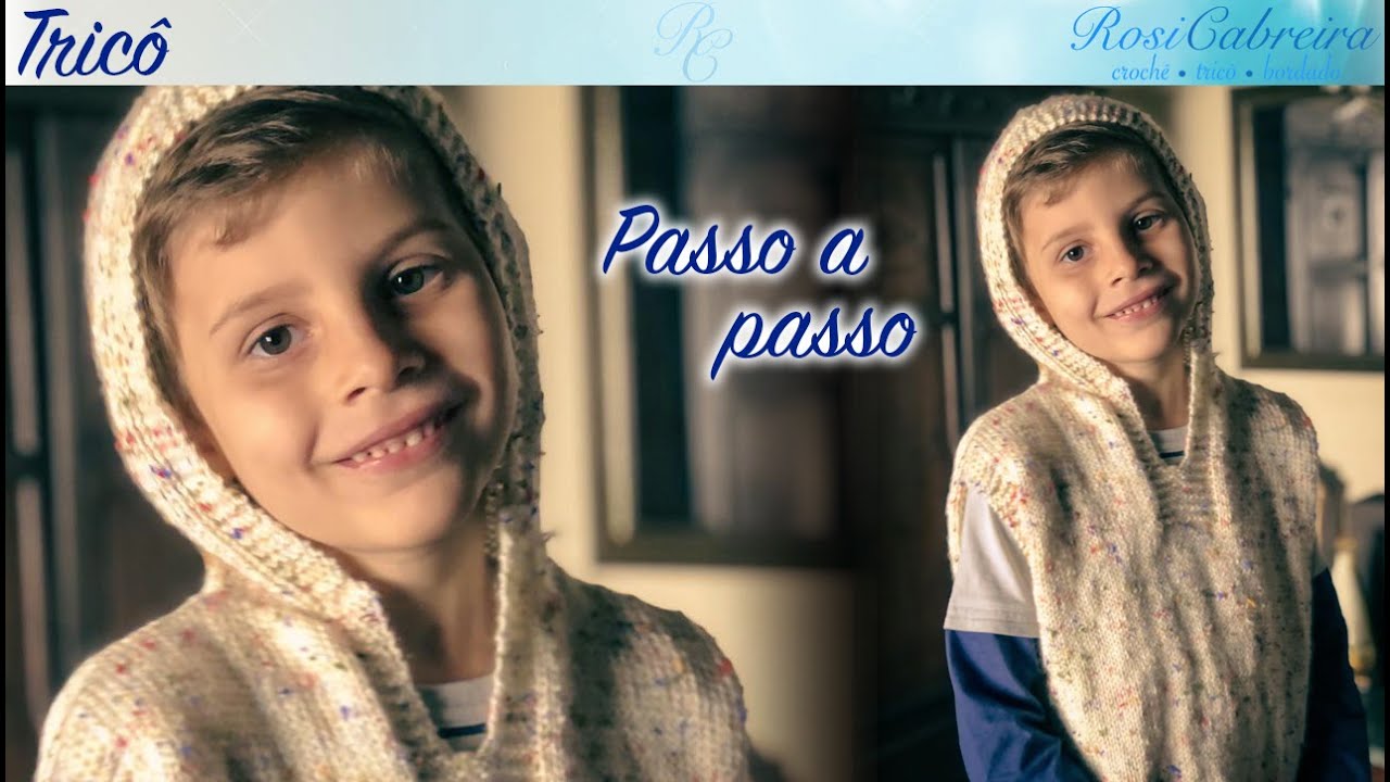 Pulôver Confete infantil unissex -- Tricô