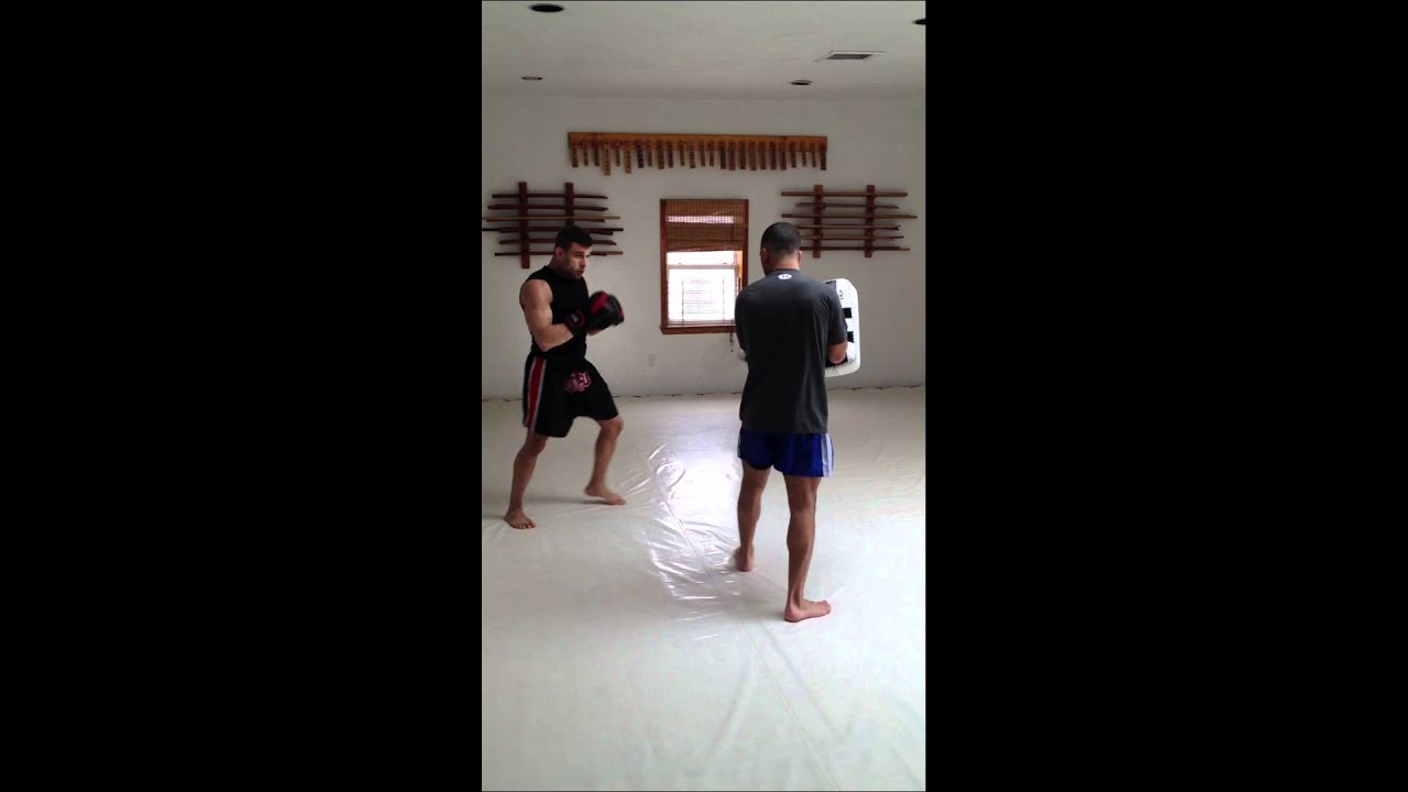 Pad Work - Sal Carillo Holding Pads For Christian Defiris