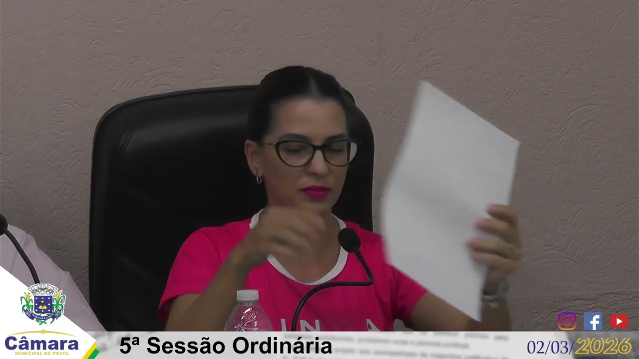 5ª Sessão Ordinária - 02/03/26