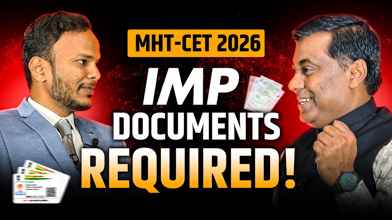 IMP DOCUMENTS REQUIRED! || REGISTRATION DOCUMENTS || MHT-CET 2026 || MUKESH SIR #mhtcet