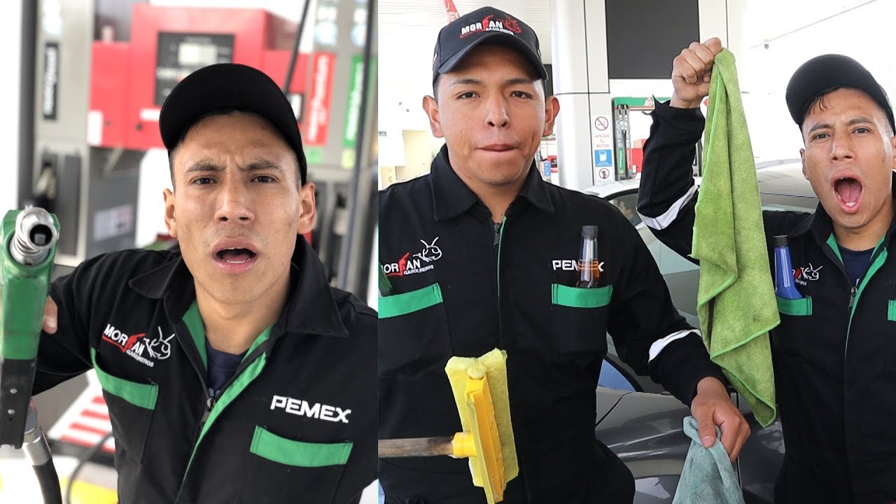 FUI A TRABAJAR A UNA GASOLINERA ¿Cuanto recibí de PROPINAS? | Yulay