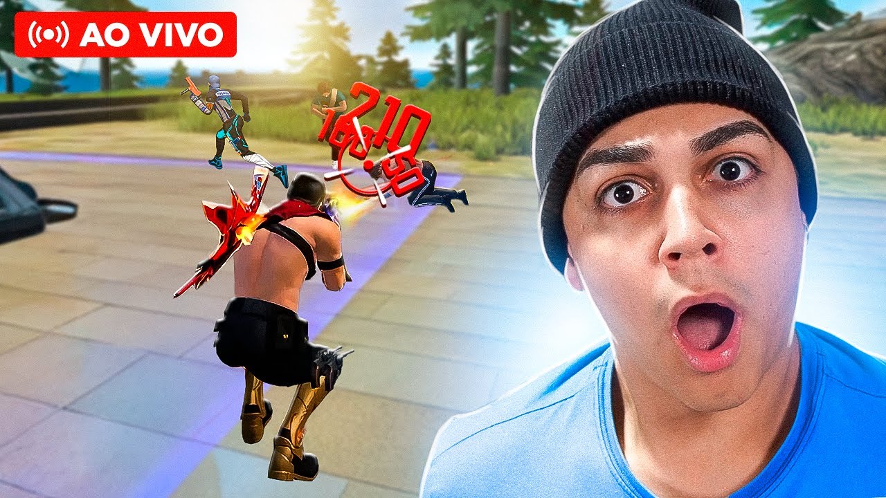 💙 RANQUEADA INSANA!! 💙 FREE FIRE AO VIVO 💙 FREITAS ON