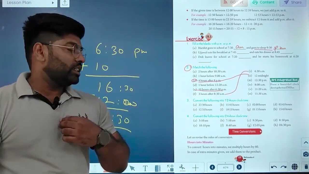 CLASS 4   MATHS  CHAPTER 15  TIME AND CALENDER