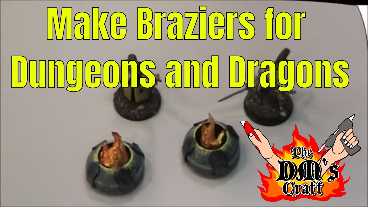 How to Craft Braziers for your D&D Tiles (The DM's Craft, EP 47)