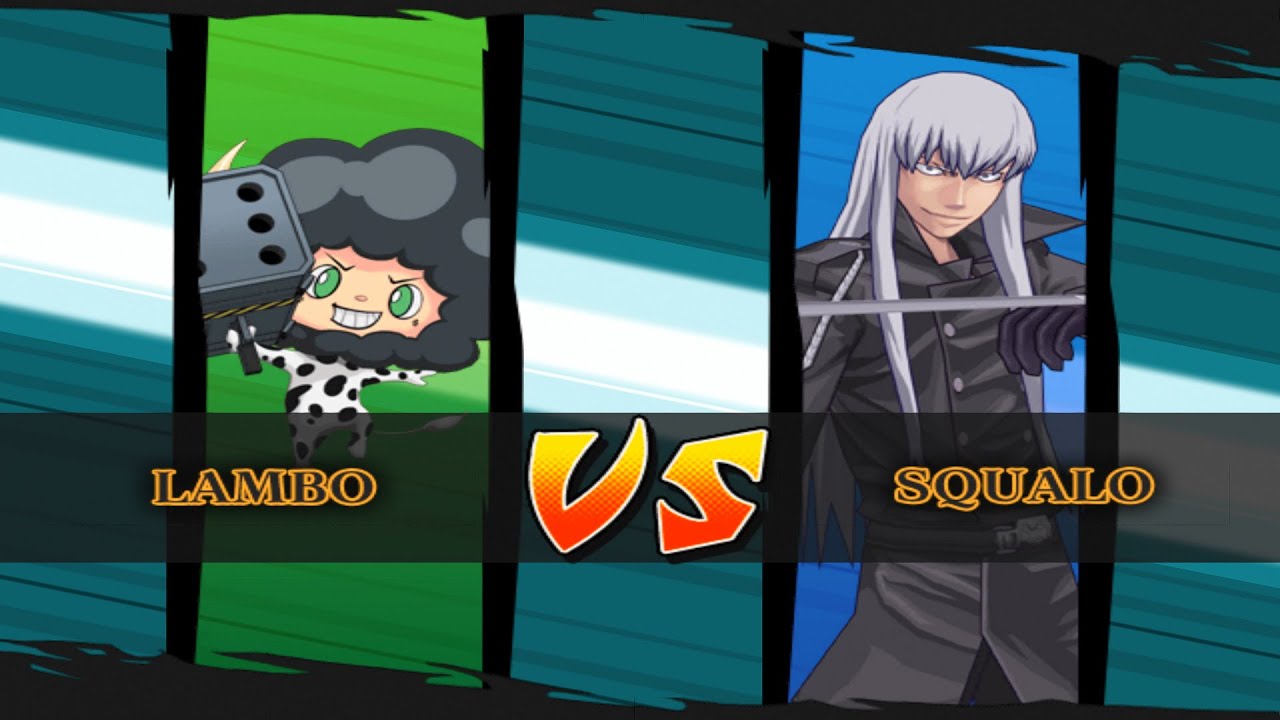Lambo vs Squalo - Katekyō Hitman Reborn! Kindan no Yami no Delta