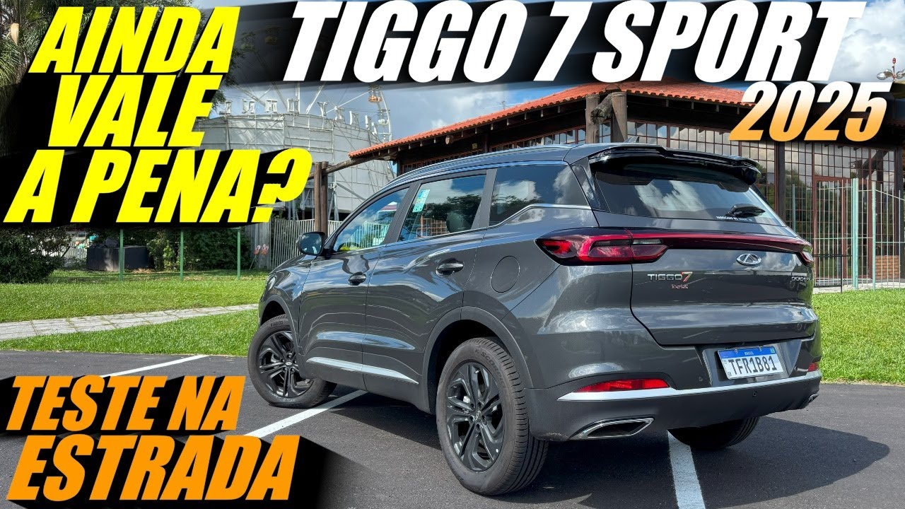 TIGGO 7 SPORT 2025 AINDA VALE A PENA? Teste na estrada, 0 a 100 - Anda bem?