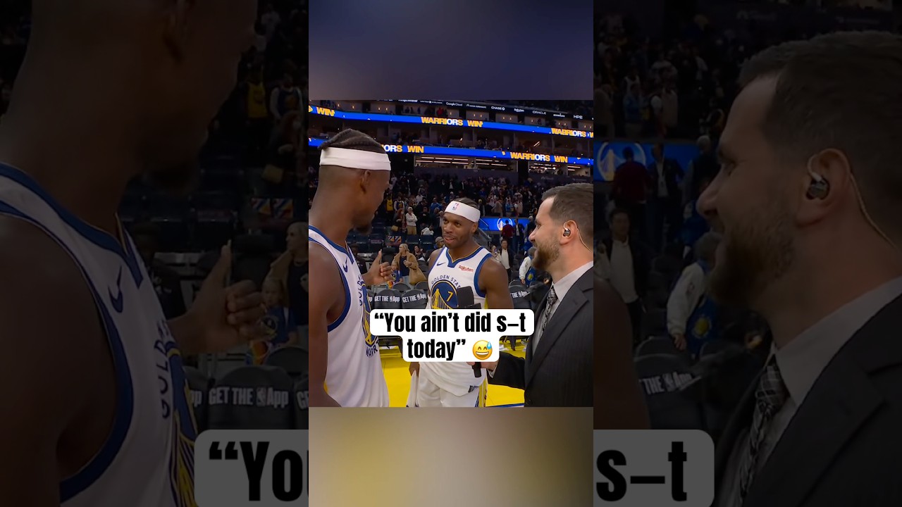 Buddy trolling Jimmy during interview 😂