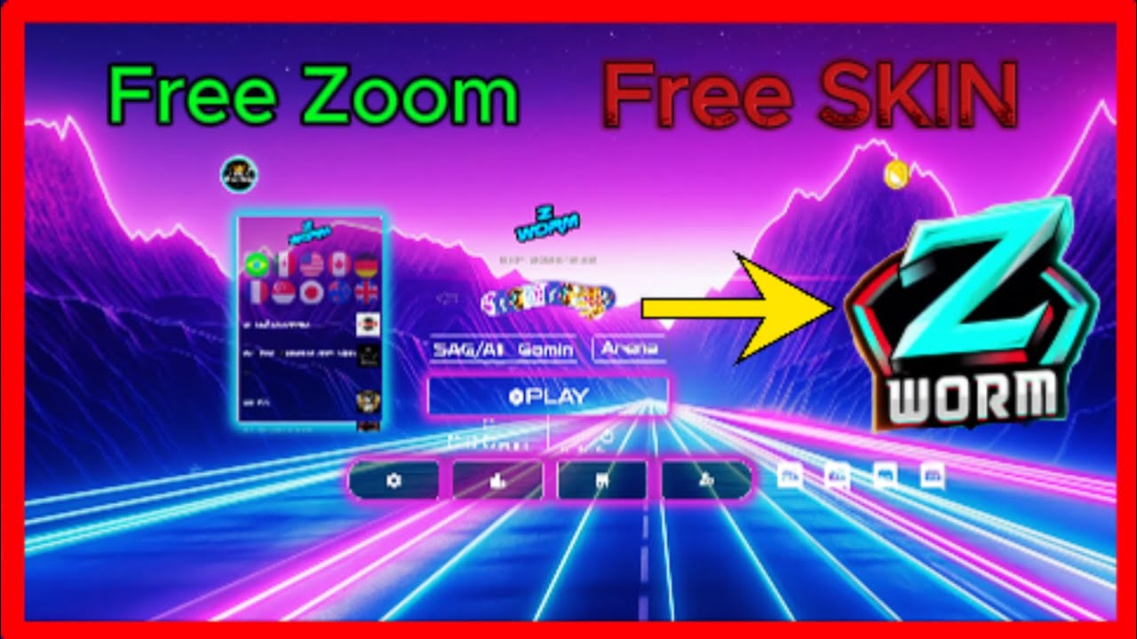WORMATE.IO - How  To INSTALL Z  Worm  EXTENSION🤯 FREE ZOOM🤩 Free Skin. | Ali GAMING |