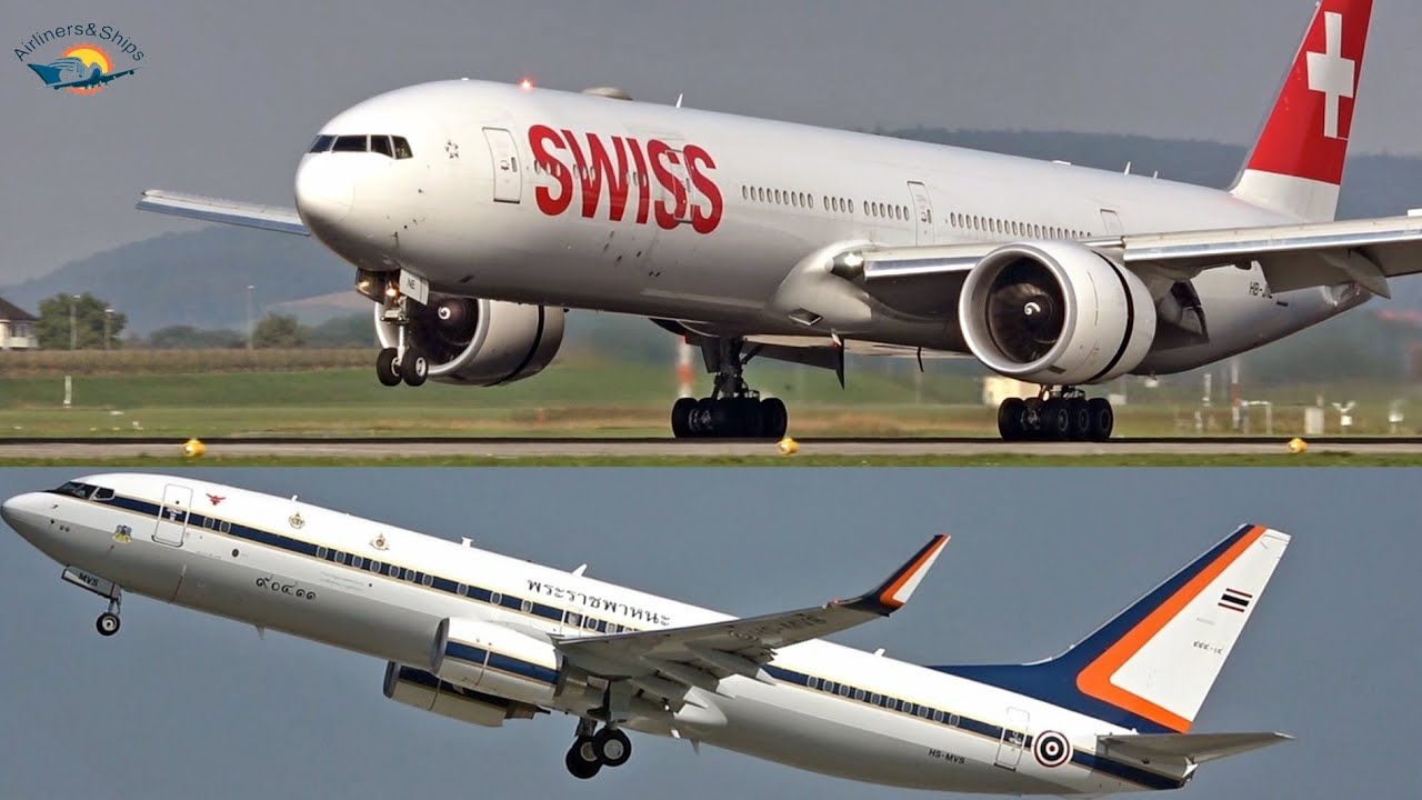 ZURICH Airport Planespotting September 2020 - Swiss homebase and Royal Thai Air Force 737