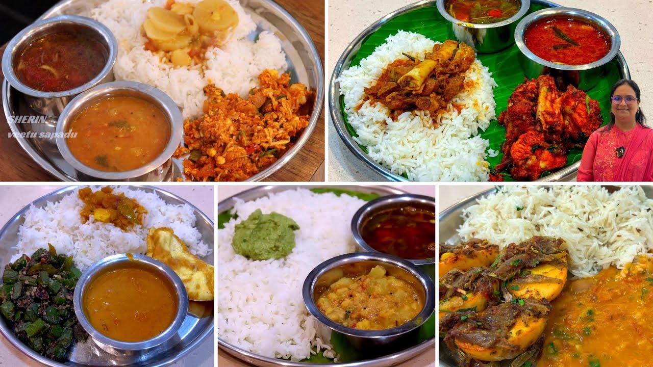 5 நாட்களுக்கு 5 விதமான லஞ்ச் காம்போ ரெசிப்பீஸ் | Lunch Menu in Tamil | Lunch Combo Recipes