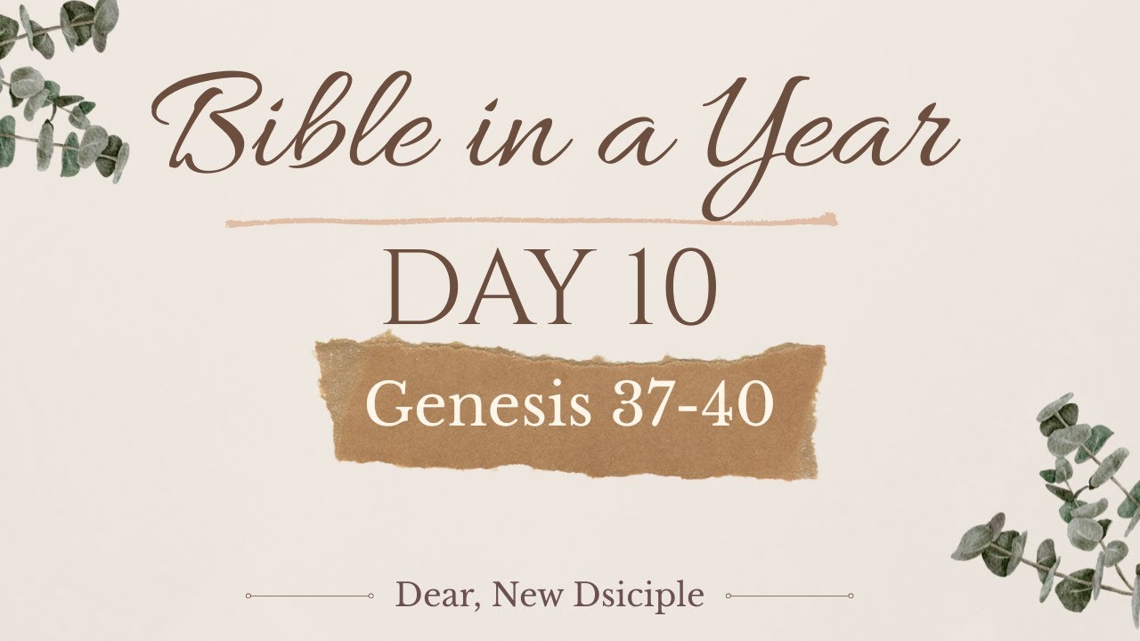 Bible In A Year | DAY 10 | Genesis 37-40