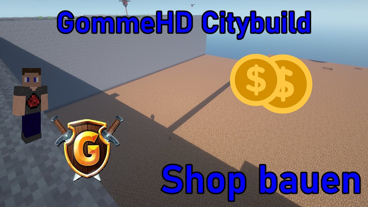 Shop bauen [/warp caves] gro&szlig; Projekt | Minecraft GommeHD Citybuild