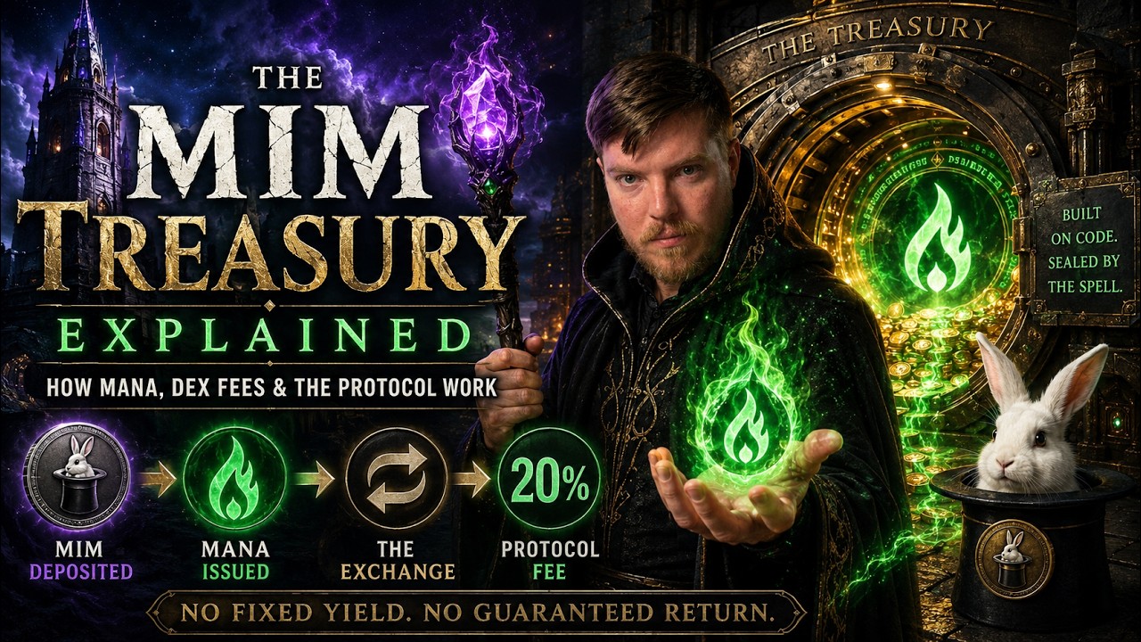 The MIM Treasury Explained: How Mana, DEX Fees & the Protocol Work #crypto