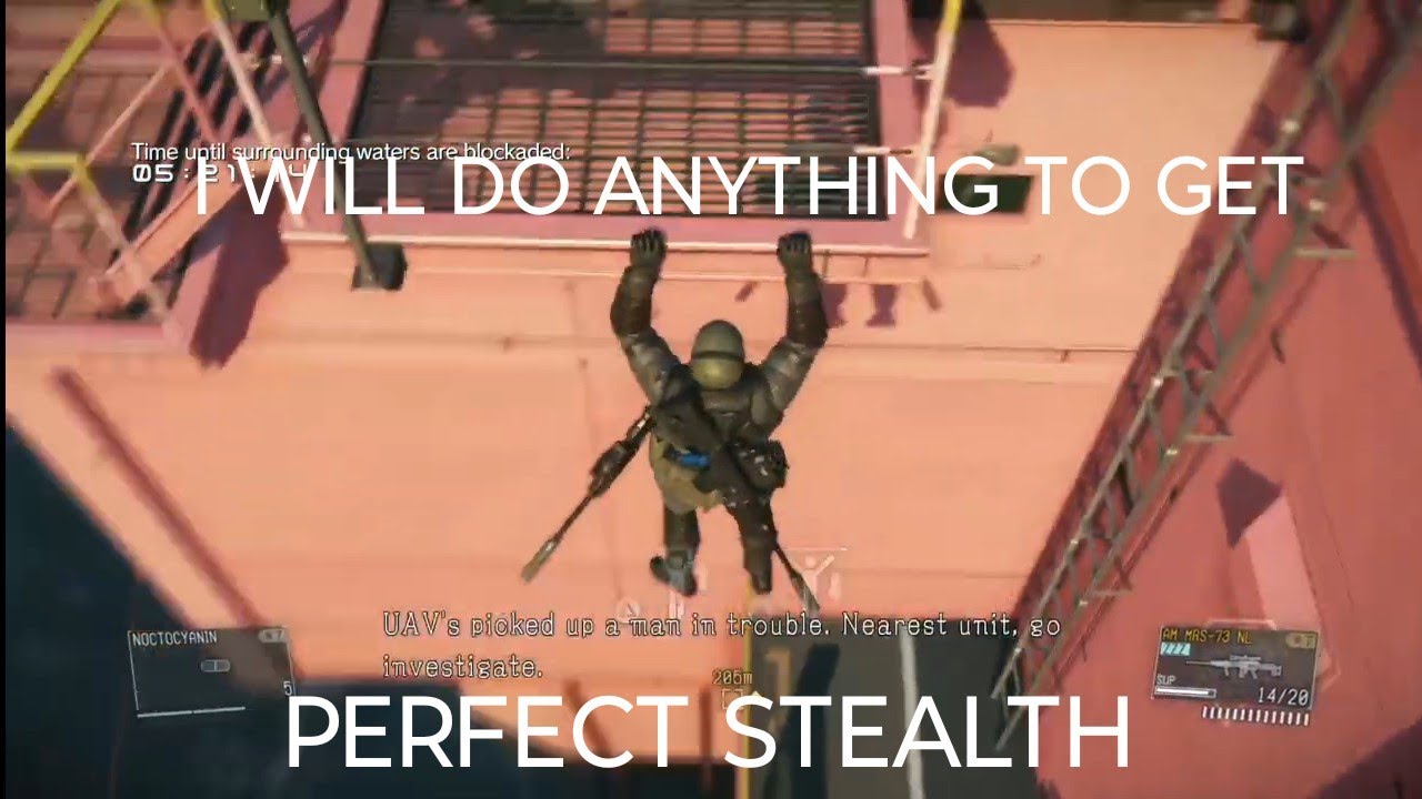 No Rest For The Wicked! Perfect Stealth! Level 78 Medical Platform! Grade 11 Snipers! Mgsv FOB