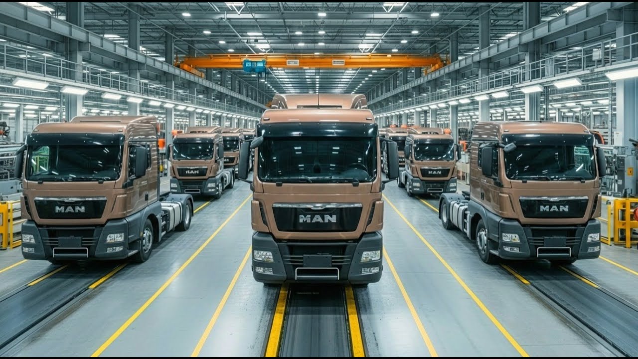 How MAN Produces Heavy-Duty Trucks Daily | Inside the European Truck Factory (Full Process)