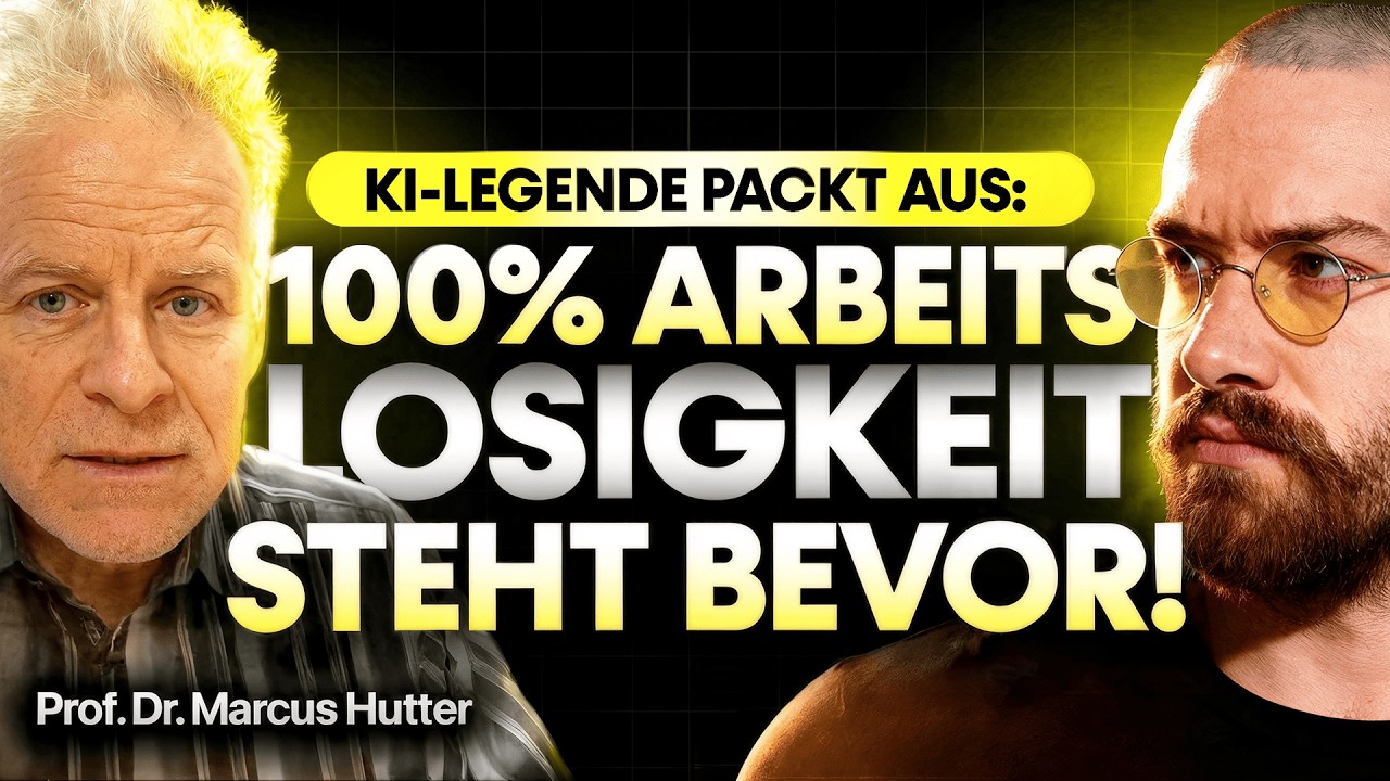 Der Vater der AGI: „ALLE werden ARBEITSLOS!” AGI, Superintelligenz & Zukunft (Prof. Markus Hutter)