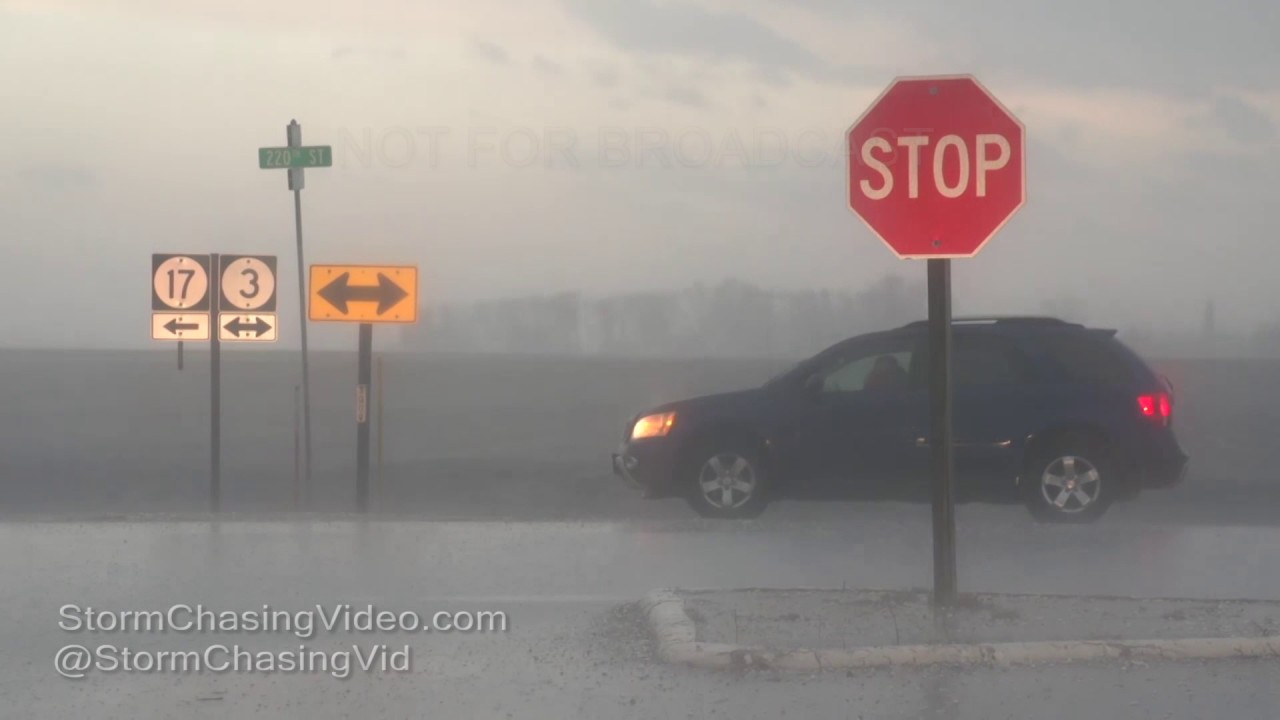 Goldfield, IA Hail Storm & Severe Thunderstorm - 3/6/2017