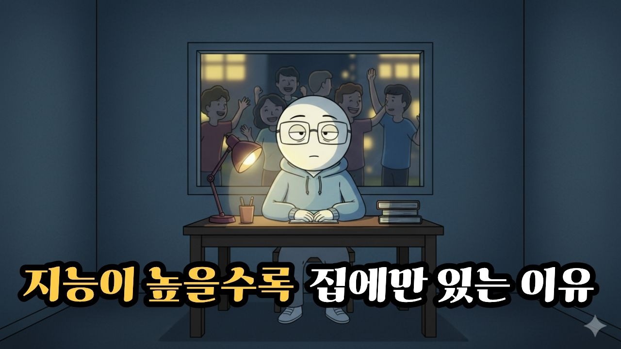 지능이 높을수록 '혼자'가 편한 소름 돋는 이유 (뇌과학적 증명)