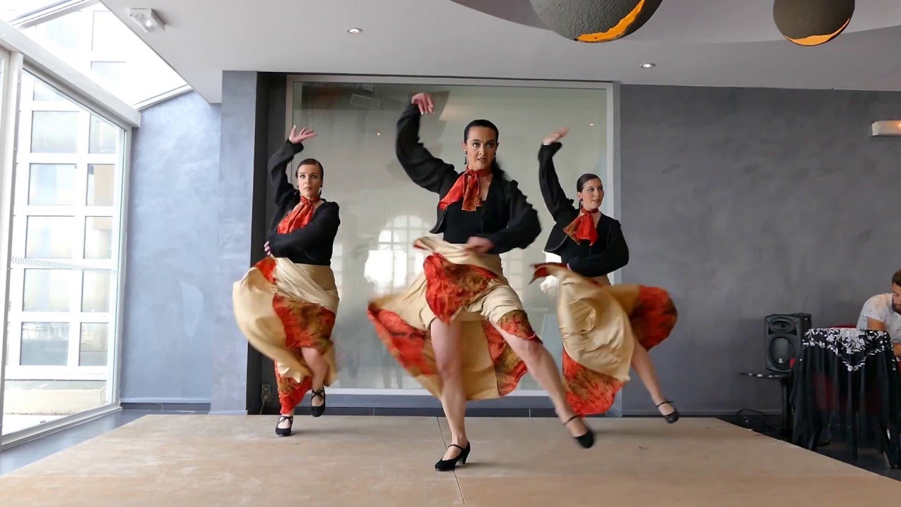 les danseuses de la Compagnie flamenca Alexandre Romero à Thalacap
