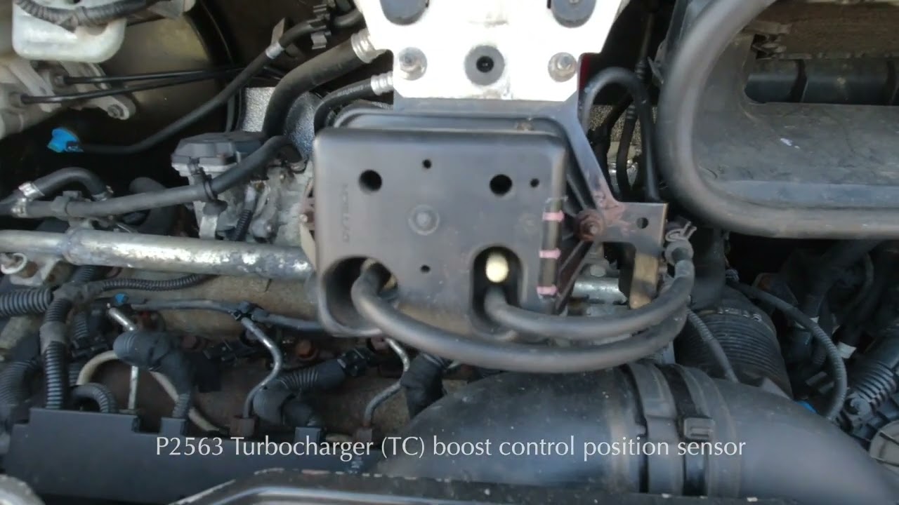 Resolving P2563 Turbocharger TC boost control position sensor error