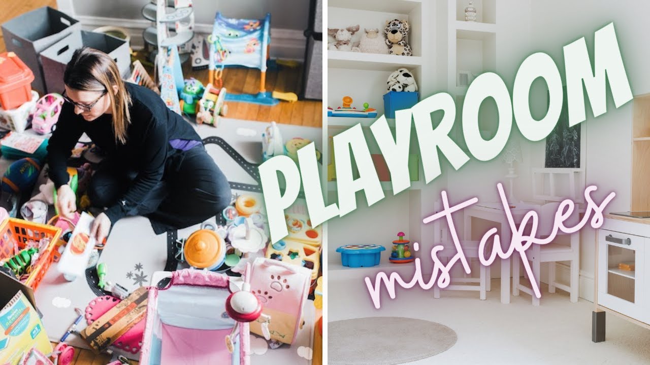 8 Playroom Mistakes + How To Fix : Declutter Playroom : Playroom Transformation : Playroom Declutter