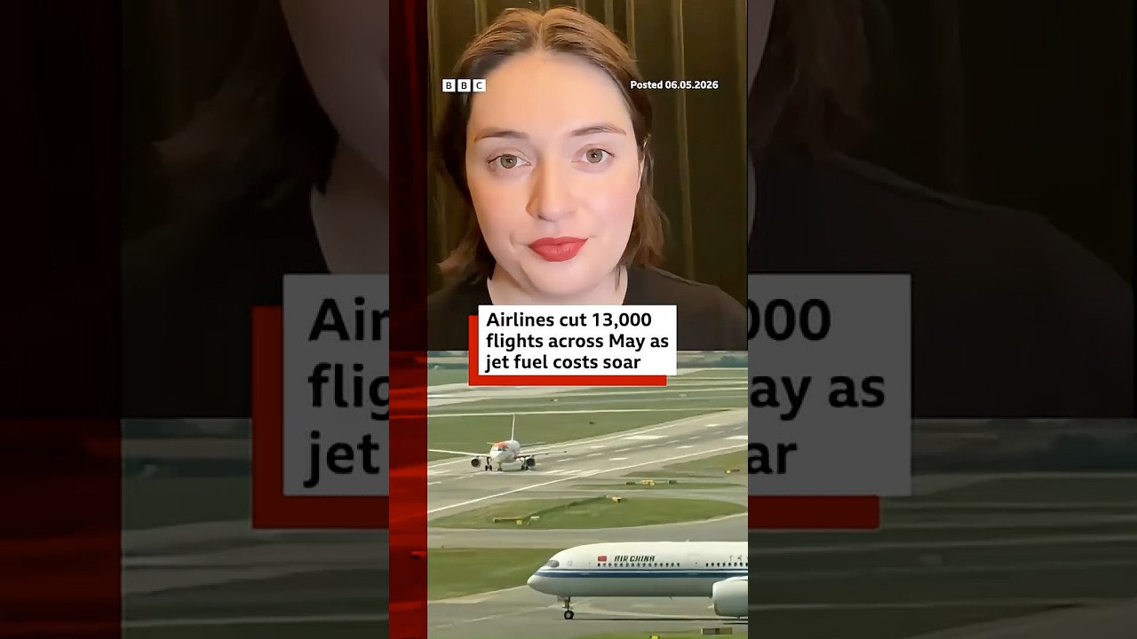 Airlines cut 13,000 flights across May as jet fuel costs soar. #Flights #Fuel #BBCNews