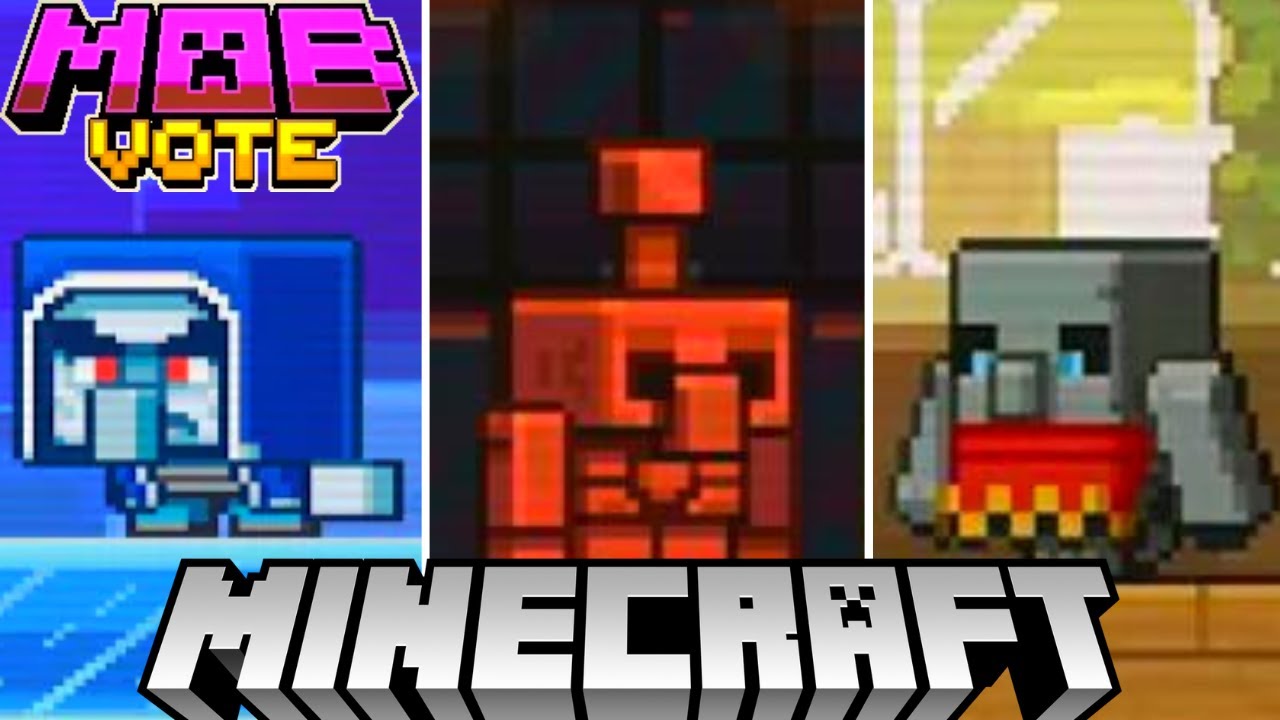 👉All Minecraft Mob Votes Animation 2017-2022👈