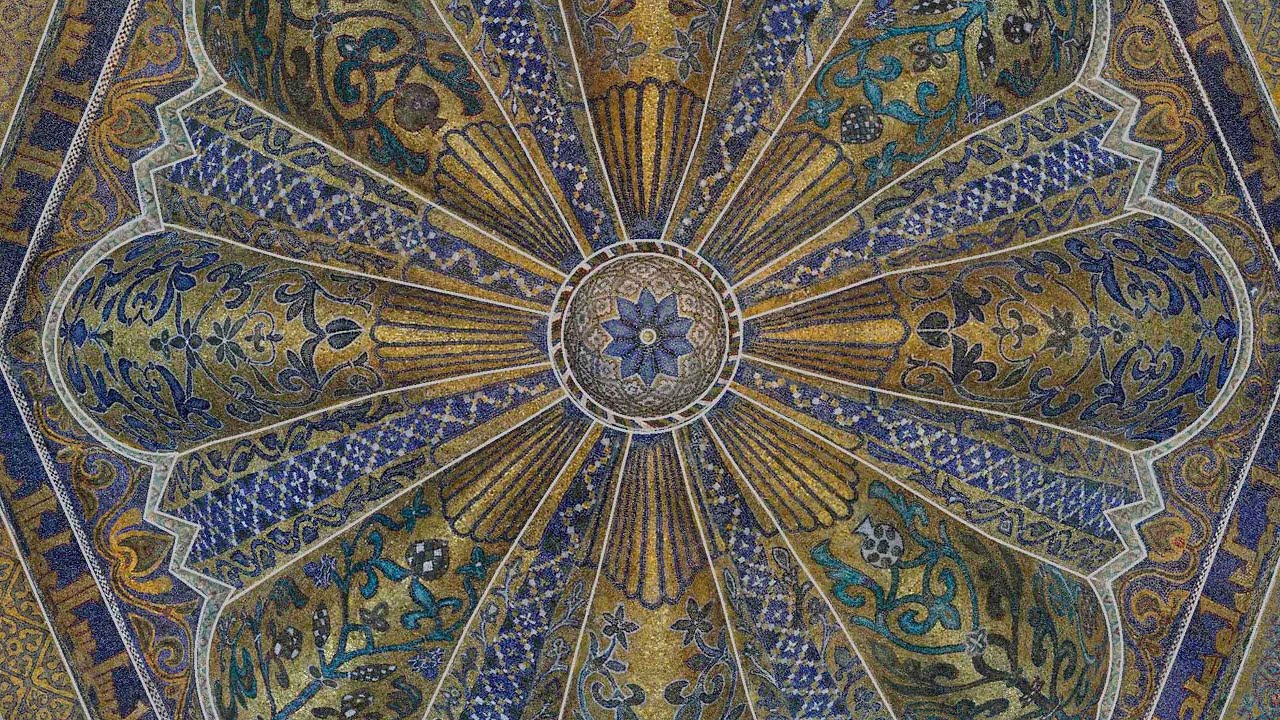 Las bóvedas de la antesala al mihrab en la Macsura de la Mezquita Aljama de Córdoba