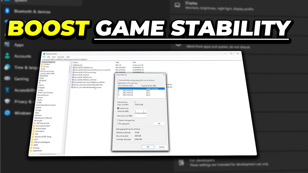Fix Micro Stutters & FPS Drops in All Games (Windows 10/11 Optimization Guide)