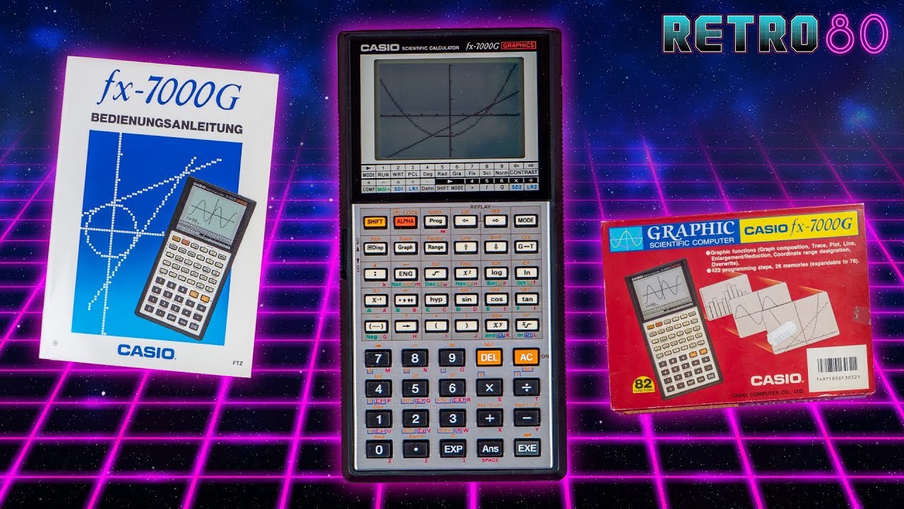 Retro80 #26 🕹️ Casio fx-7000G Grafikrechner