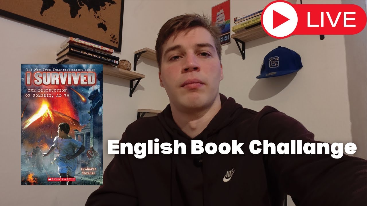 ENGLISH LIVESTREAM: Book Challenge - I Survived: Pompeii