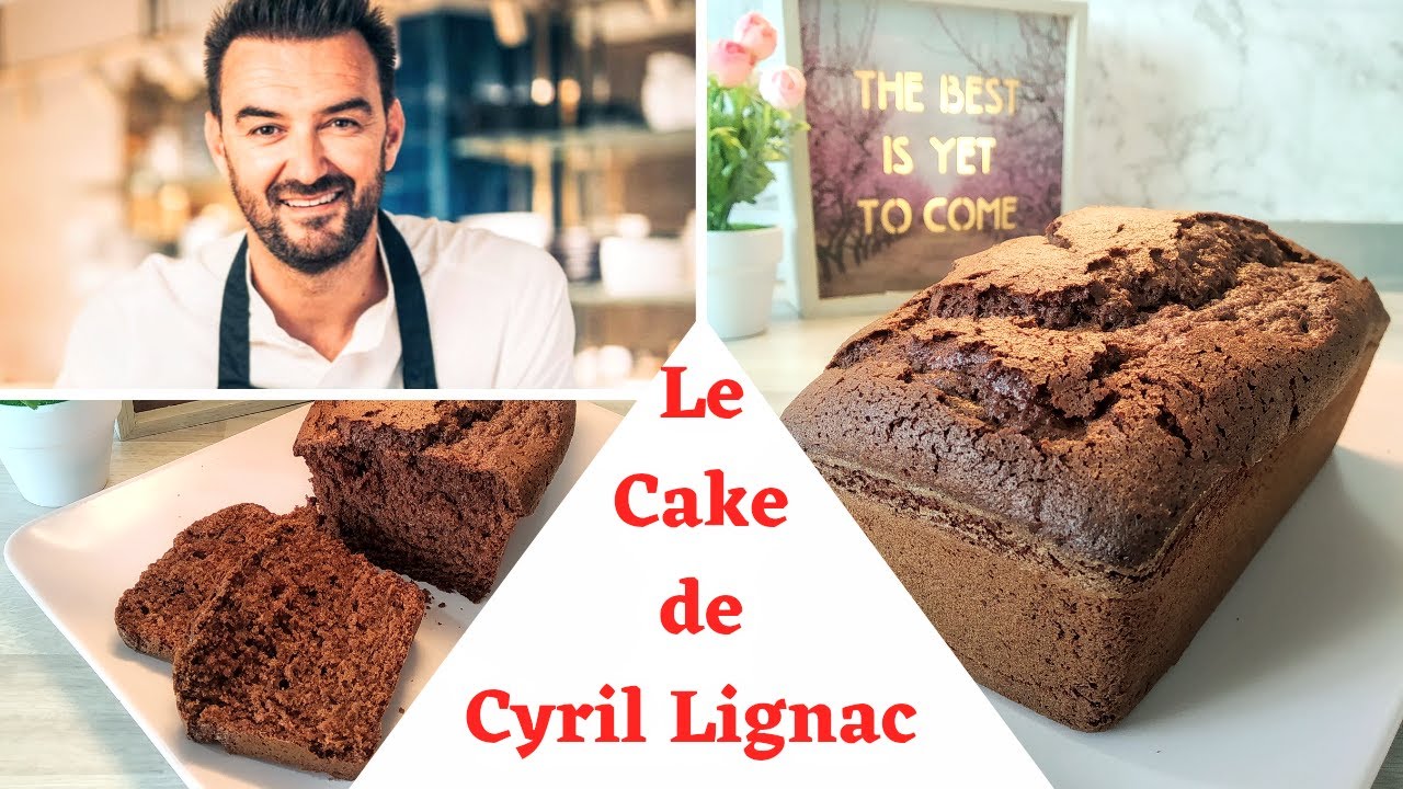 Le Cake au Chocolat de notre Chef Préféré CYRIL LIGNAC😍😋