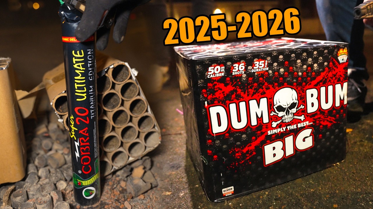 VUURWERK COMPILATIE 2025-2026 | OUDJAARSDAG