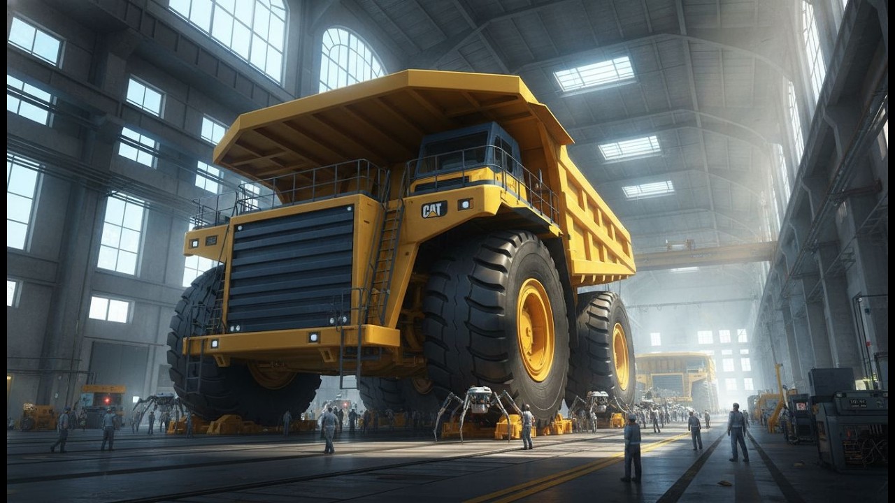 Inside a Giant Mining Truck Factory | Building the Caterpillar 797F for Coal Mines (Full Process)