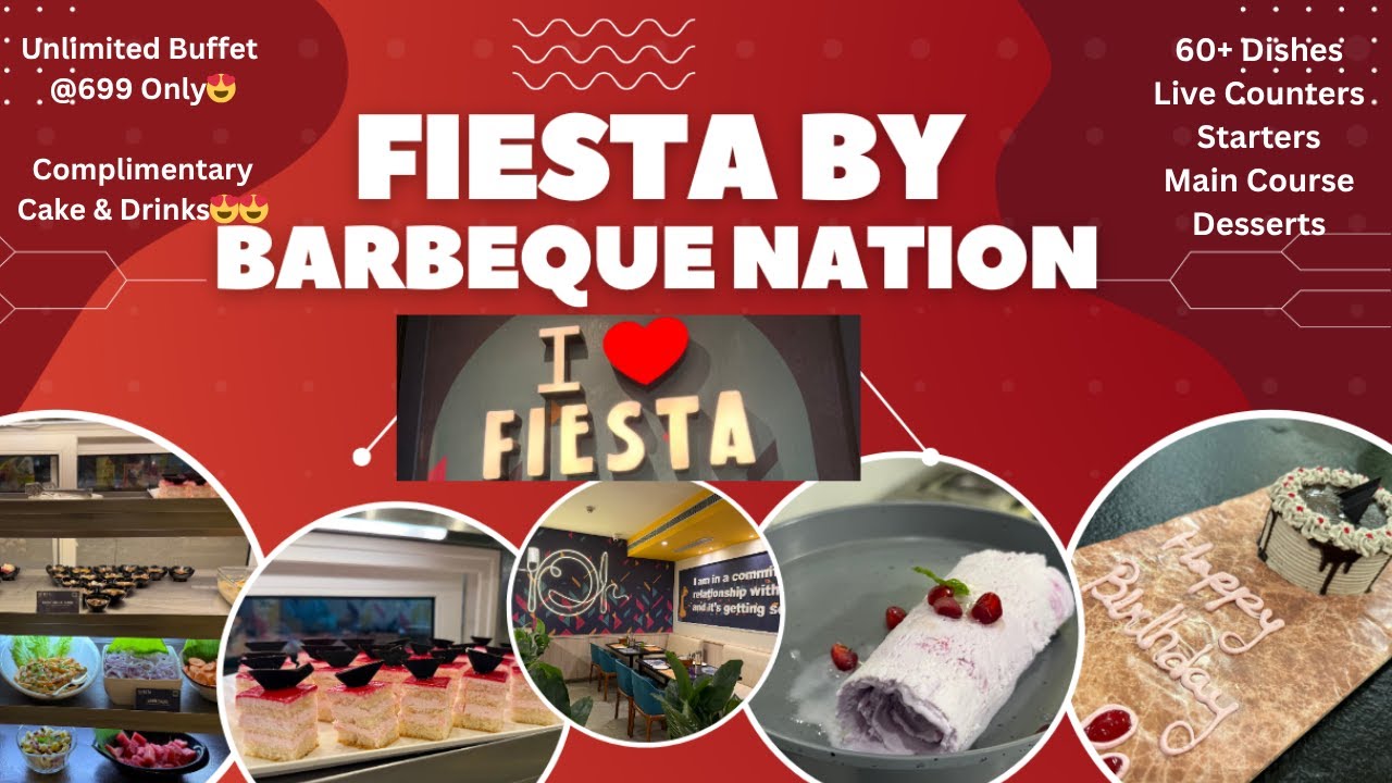 UNLIMITED BUFFET @699 ONLY| FEISTA BY BARBEQUE NATION| Food Review Vlog| VEGA CITY MALL| BANGALORE