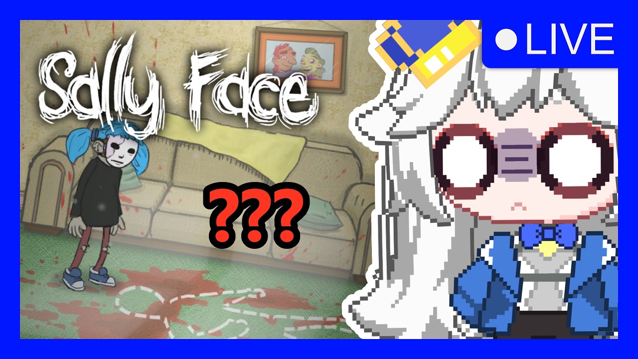 【Sally Face】 Blind playthrough! 👺 Who is behind the mask?【Horror Gaming】