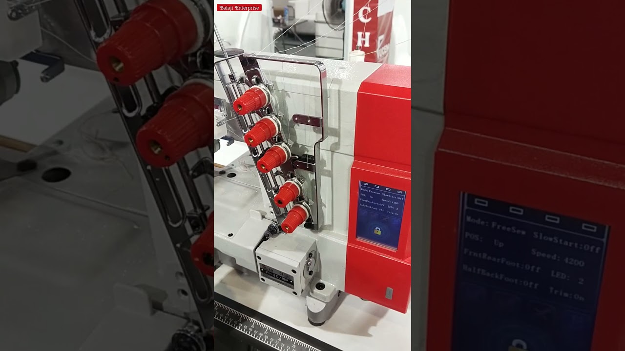 Fucen FI-3C/WP Cylinder Bed Interlock Machine With Step Motor Controlled Auto Trimmer Foot Lifter