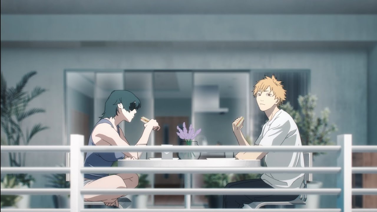 Denji and Himeno having Morning Breakfast 🥐 Ep-8 #チェンソーマン