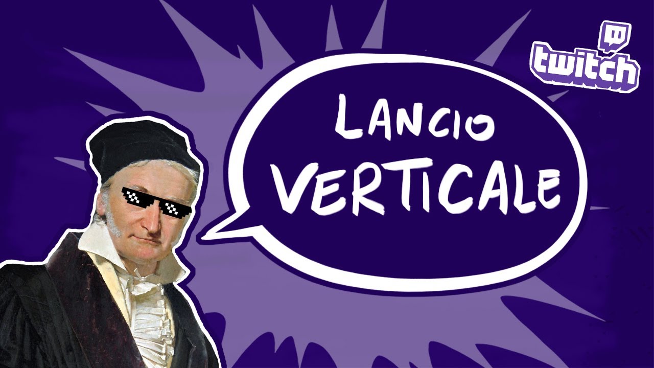 Lancio verticale verso l'alto - Esercizi LIVE