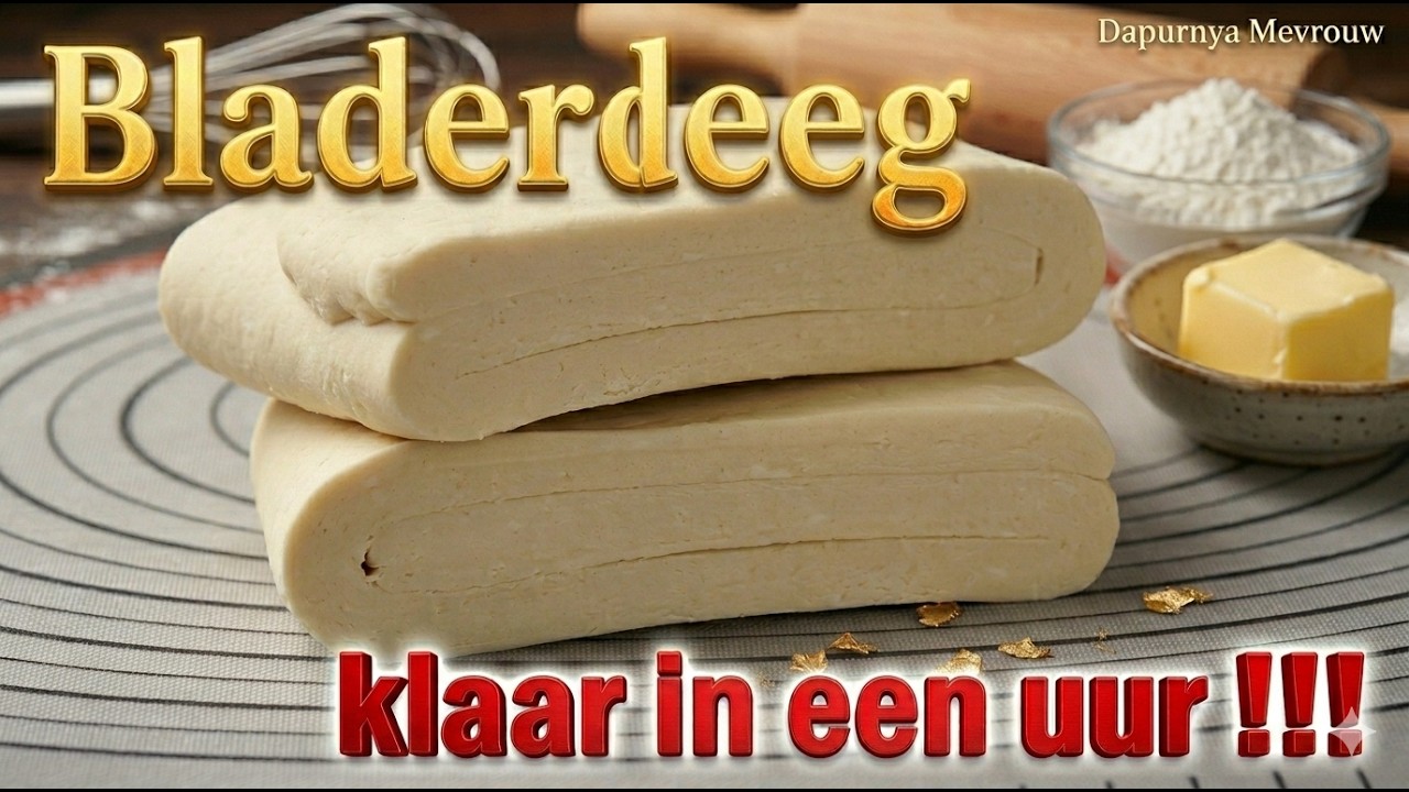 Zo maak ik bladerdeeg klaar in een uur || Dapurnya Mevrouw