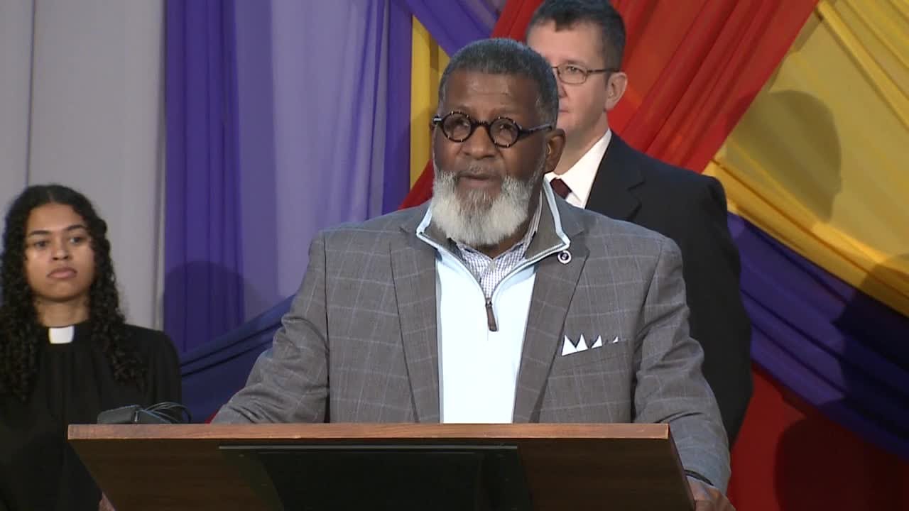 Pastor Darryl Gaddy Sr. speaks about plan to combat violence in Grand Rapids