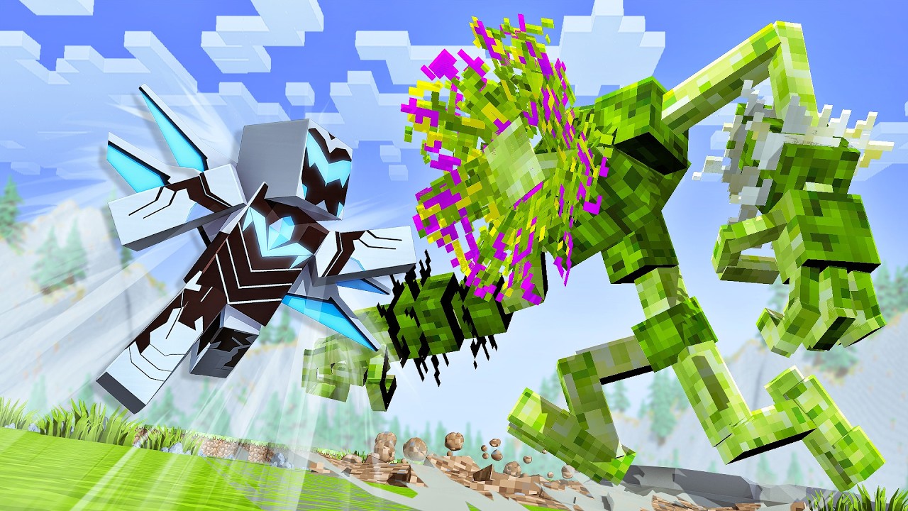 VIREI O MAX STEEL no MINECRAFT!