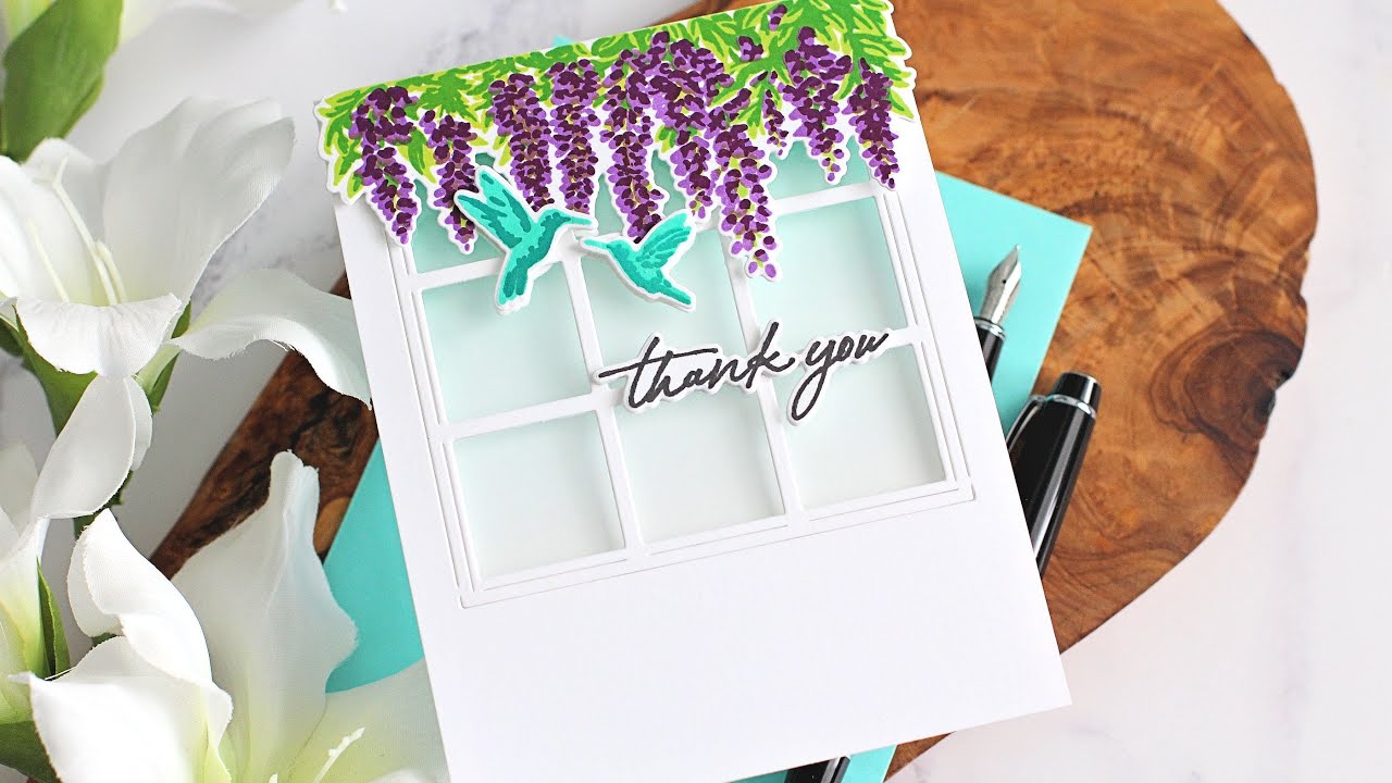 See-Through Window Card Featuring Wisteria HeroScape