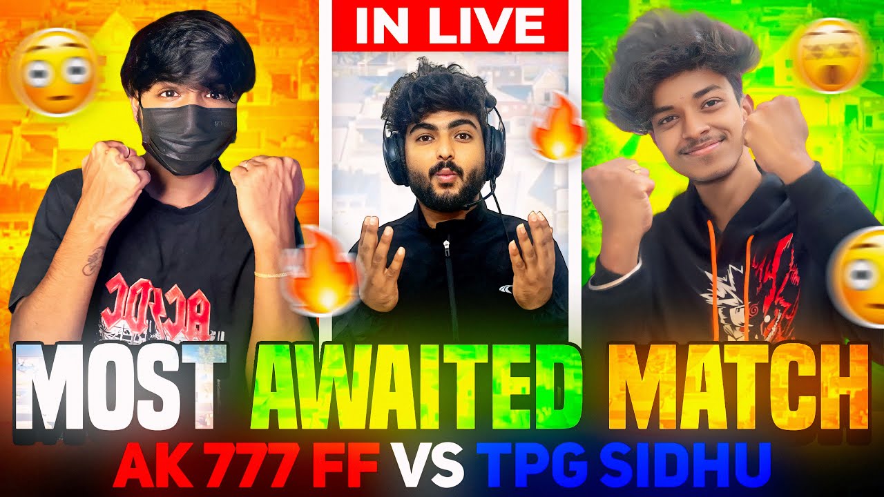 🥵MOST AWAITED MATCH ON LIVE🔥TPG SIDHU VS AK 777 FF😨END OF AK 777 IN TPL TOURNAMENT💔FREE FIRE TELUGU