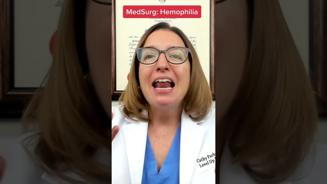 Hemophilia pathophysiology: Med-Surg | @LevelUpRN
