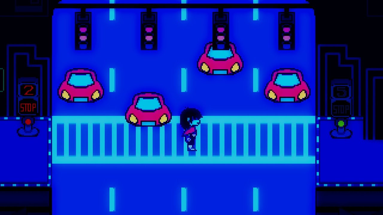 Deltarune - A CYBER'S WORLD? (sped up)