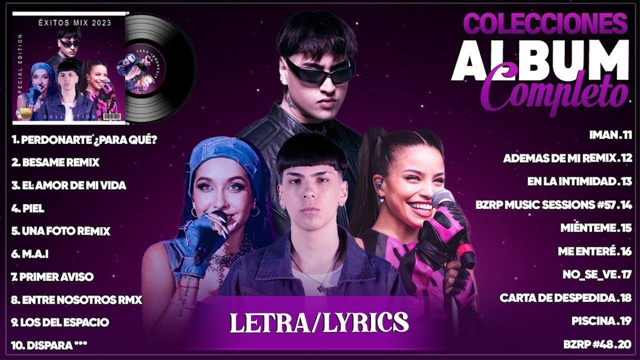 Emilia, Milo J, Maria Becerra, Tiago PZK Top Tendencia 2024 - Colecciones Álbum Popular 2024 (Letra