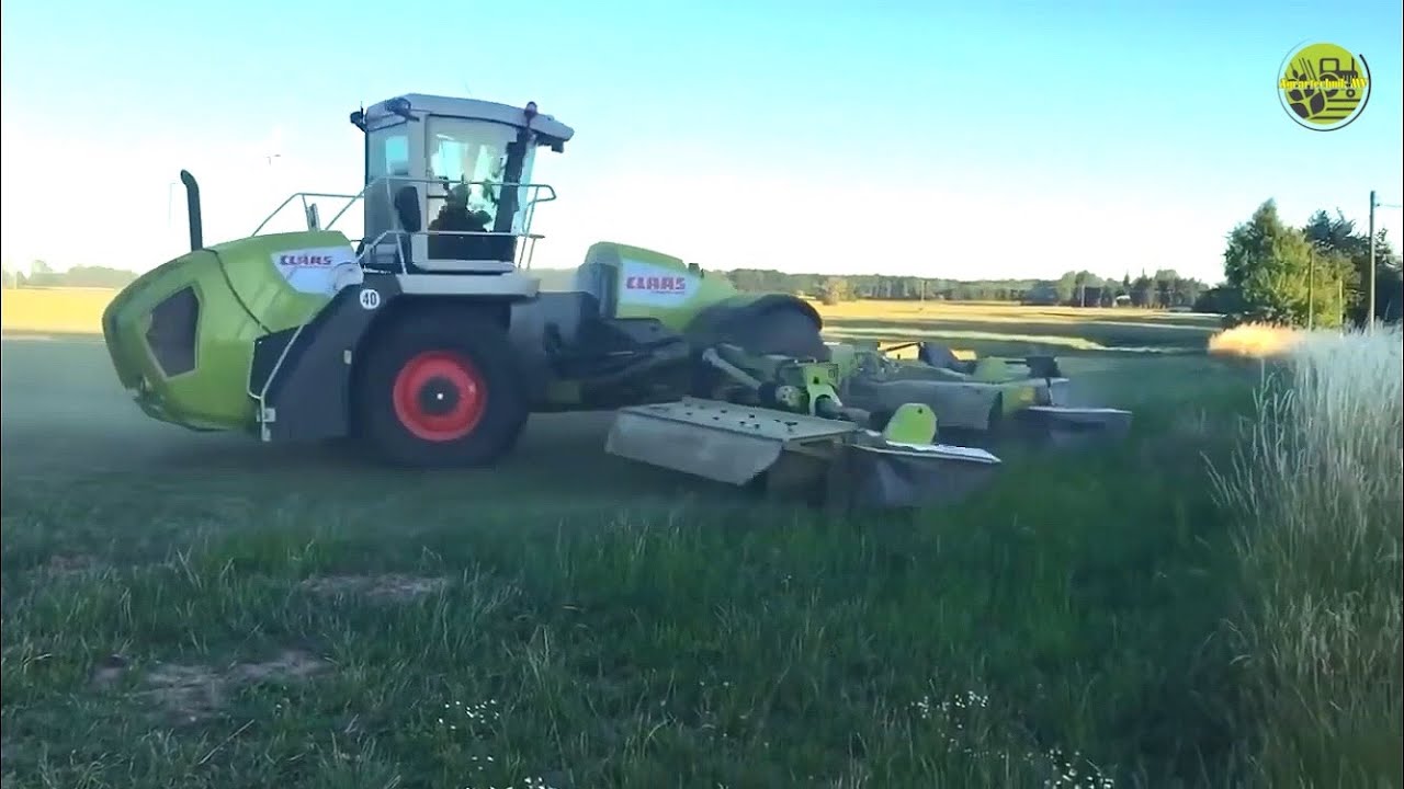 Grasernte &bull; Gras m&auml;hen &bull; Gras h&auml;ckseln &bull; Gut Hohen Luckow &bull; Claas Jaguar / Cougar &bull; Case &bull; Fendt